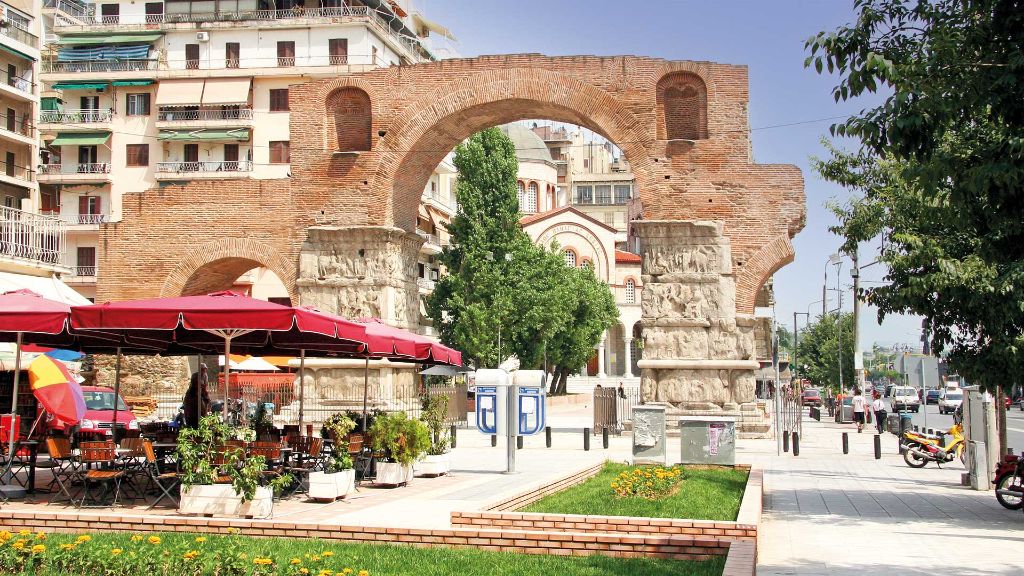 Griechenland, Albanien & Nordmazedonien - Galeriusbogen in Thessalonik