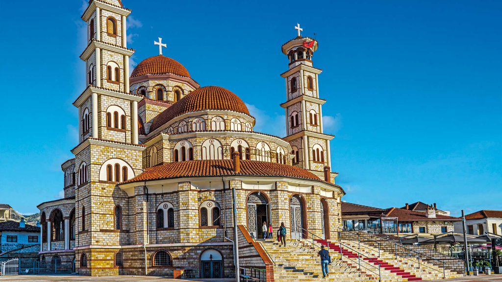 Griechenland, Albanien & Nordmazedonien - Kathedrale von Korça