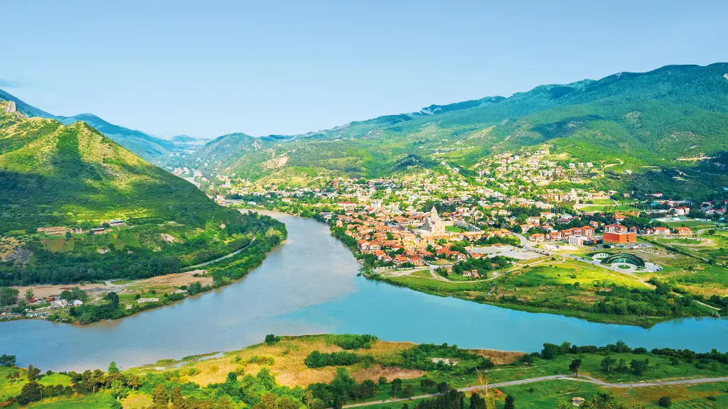Blick auf Mzcheta