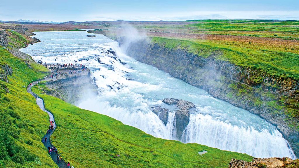 Island Gletcher, Geysire & gastfreundliche Wikinger - Spektakulärer Gullfoss-Wasserfall