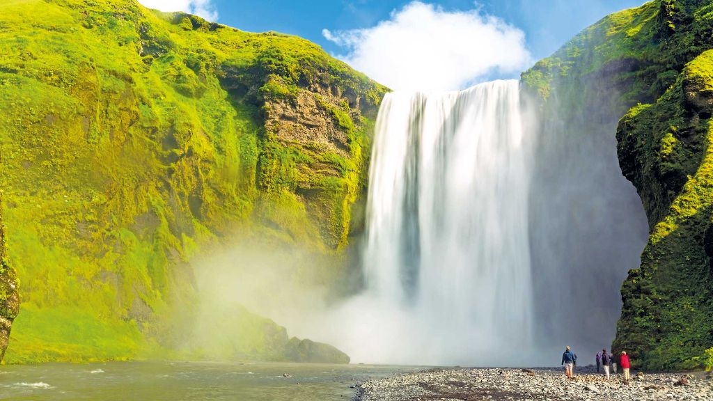 Island Gletcher, Geysire & gastfreundliche Wikinger - Skógafoss