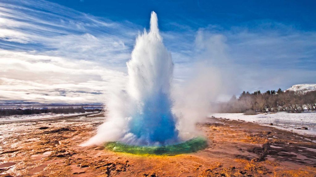 Island Gletcher, Geysire & gastfreundliche Wikinger - Strokkur Geysir