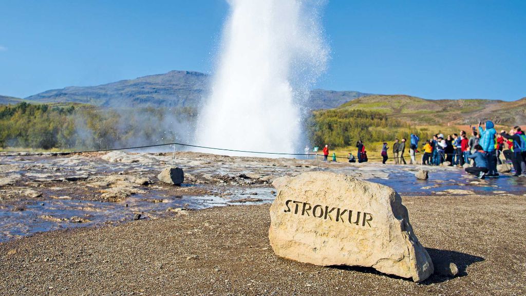 Island Gletcher, Geysire & gastfreundliche Wikinger - Strokkur Geysir