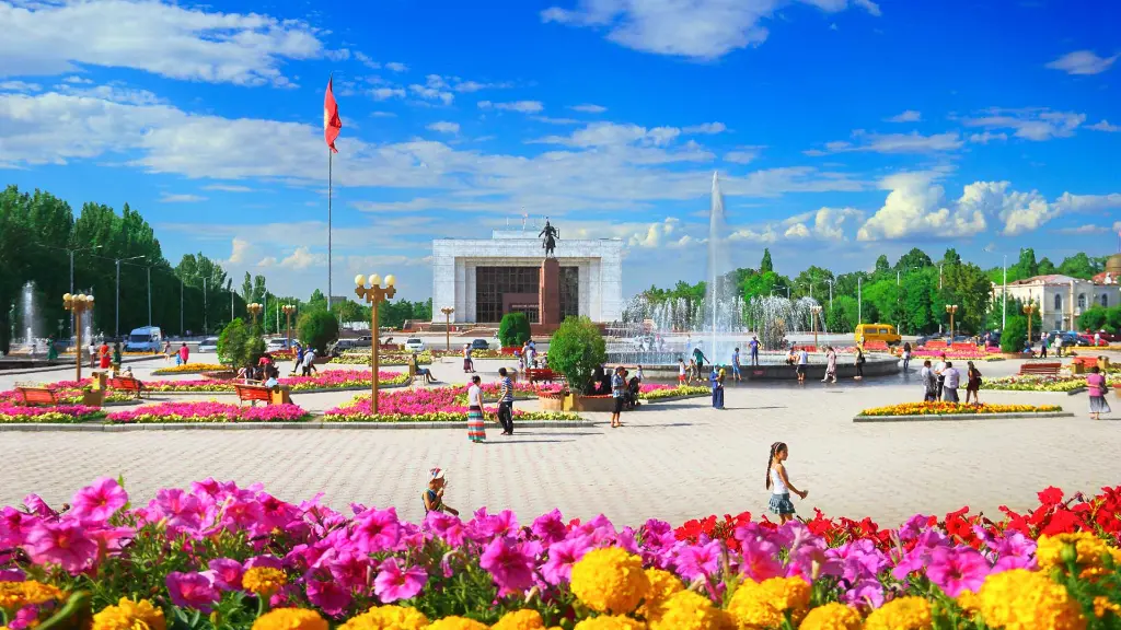 Schätze der Seidenstraße Ala-Too-Platz in Bischkek