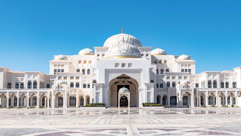 Märchenreiche im Morgenland Palast in Abu Dhabi