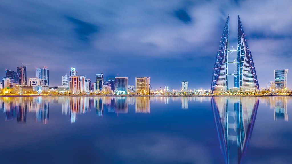 Märchenreiche im Morgenland Skyline von Manama