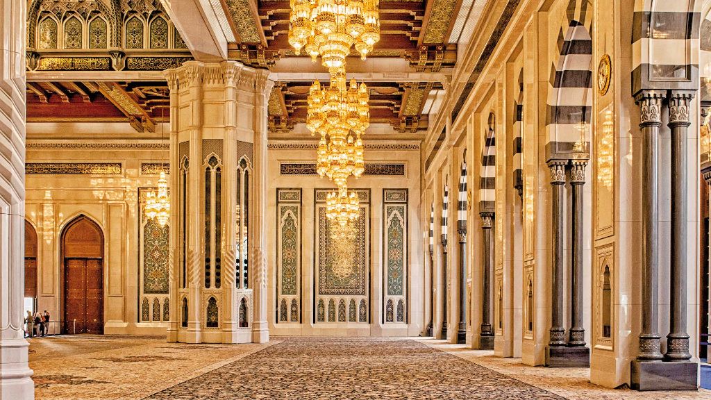 Märchenreiche im Morgenland Sultan Qabus Moschee