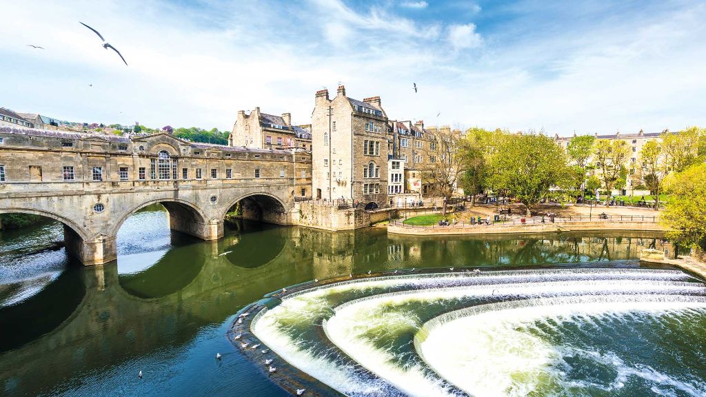  Zu Gast bei Rosamunde Pilcher - Arch-Pulteney-Brücke in Bath