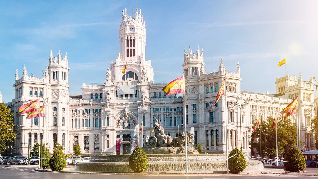 Spanien Städte-Erlebnis Madrid - Plaza de Cibeles