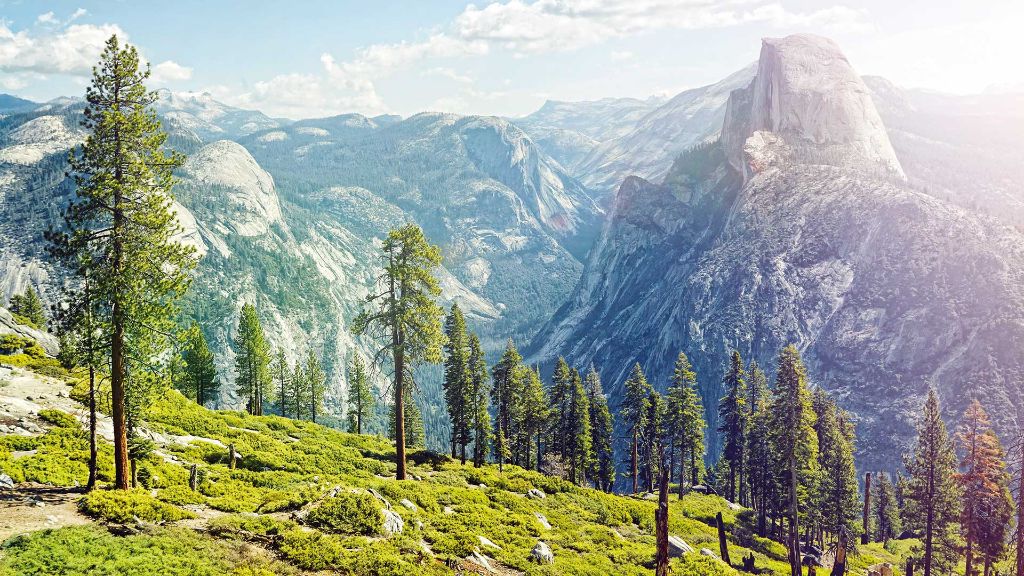 AmerikaGoldener Westen - Half Dome im Yosemite-Nationalpark
