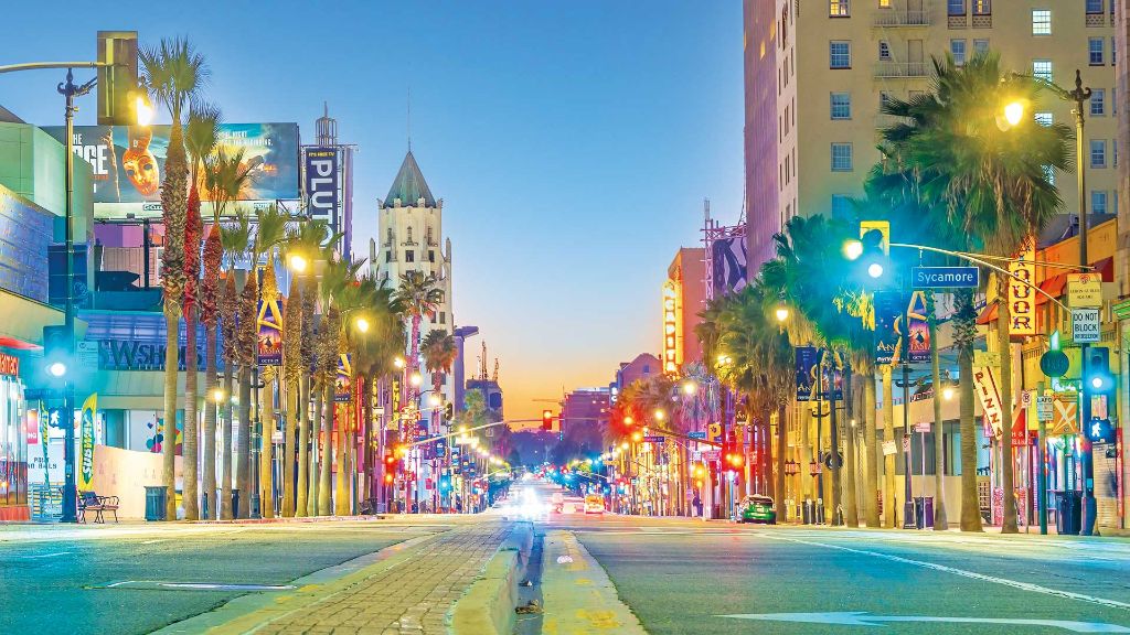 AmerikaGoldener Westen - Hollywood Boulevard in Los Angeles
