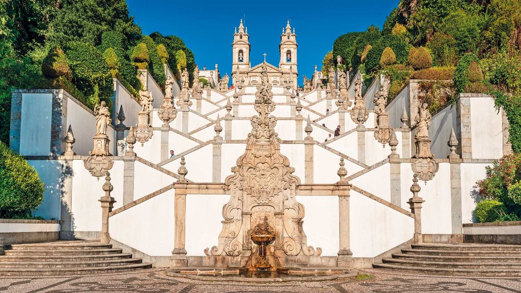 Glanzlichter Portugals Bom Jesus do Monte in Braga
