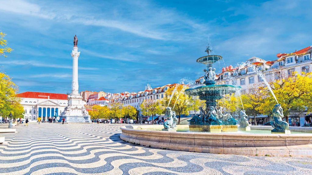 Algarve-und-Lissabon Rossio-Platz