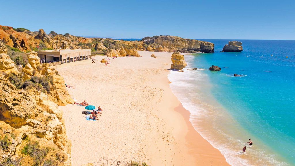 Algarve-und-Lissabon Sao-Rafael-Strand an der Algarve