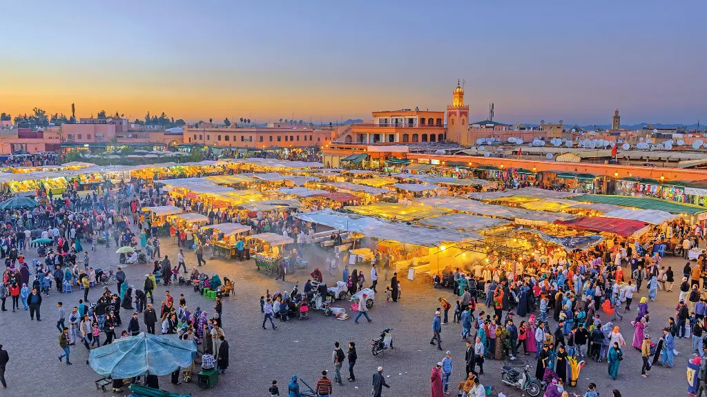 Marokko Platz Djemaa el-Fna