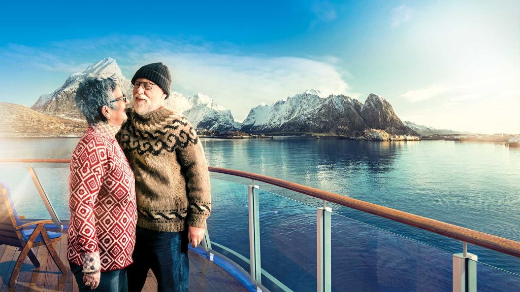 Küstenzauber Norwegens  - Ehepaar an Bord
