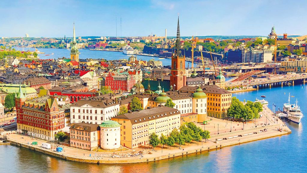 Skandinanische Städteerlebnisse - Blick auf die Stadt Stockholm