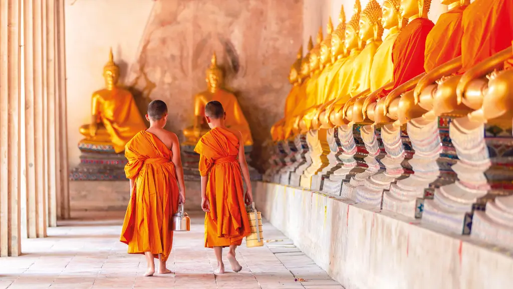GoldenesThailand_Moenche_Tempel