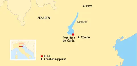 Kurlaub am Gardasee mit trendtours Reiseroute-placeholder