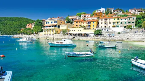 Rabac Hafen Meer mit Booten-placeholder