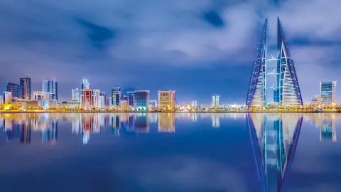 Märchenreiche im Morgenland Skyline von Manama-placeholder