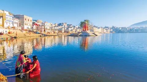 6817 Magisches Indien_Pushkar_am_Lotussee-placeholder