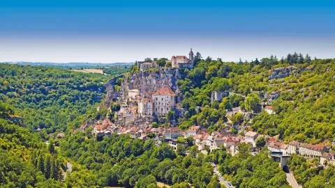Rocamadour - Spektakuläre Felsenstadt inmitten grüner Landschaft-placeholder