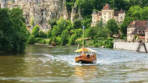 Bootsfahrt im Dordogne-Tal-placeholder