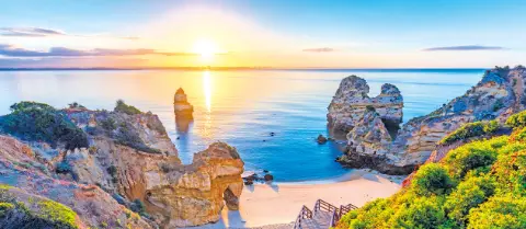 Traumhaftes Panorama von der Küste Portugals-placeholder