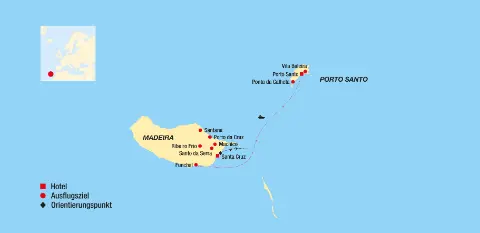 trendtours Madeira & Porto Santo Reiseroute-placeholder