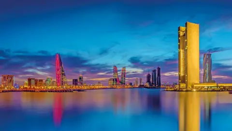 Skyline Manama bei Nacht-placeholder
