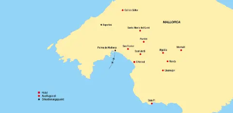 Mallorca Erlebnis mit dem E-Bike Reiseroute-placeholder