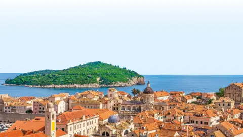 Blick auf die Altstadt von Dubrovnik & Insel Lokrum-placeholder