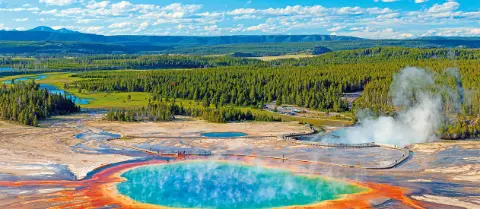 Grand Prismatic Spring im Yellowstone Park-placeholder