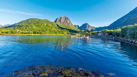 Blick auf den Trollfjord in Norwegen-placeholder