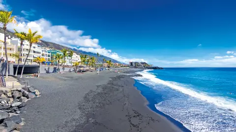 Vulkanstrand von Puerto Naos-placeholder