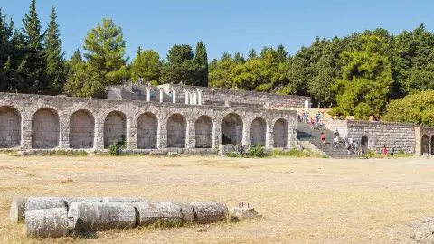 Ruinen des antiken Asklepieion-placeholder