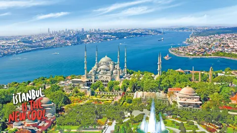 Panorama von Istanbul am Bosporus-placeholder