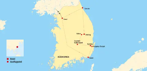 Karte Südkorea-placeholder