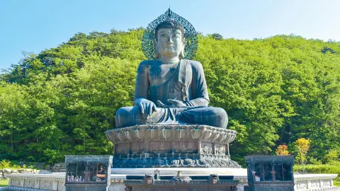ICN113-114_7094-95_Südkorea_Giant-Bronze-Buddha-Statue-at-Sinheungsa-Temple-in-Seoraksan-National-Park-placeholder