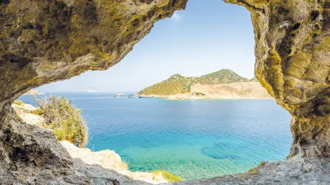 Natürliche Schönheit von der Insel Patmos-placeholder